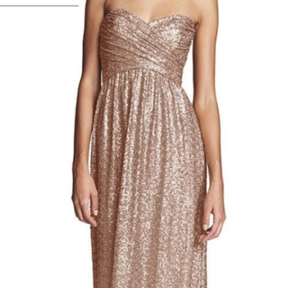 Amsale | Dresses | Rose Gold Sequin Dress | Poshmark Amsale | Dresses | Rose Gold Sequin Dress | Poshmark